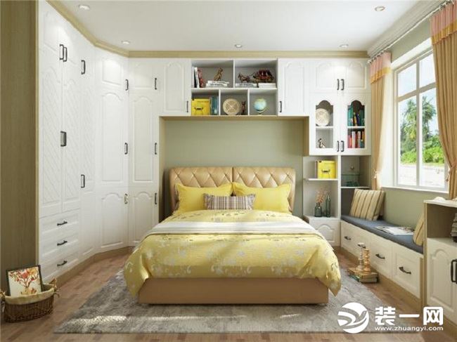 装一网给你介绍的卧室组合柜效果图,是不是感觉还不错呢?